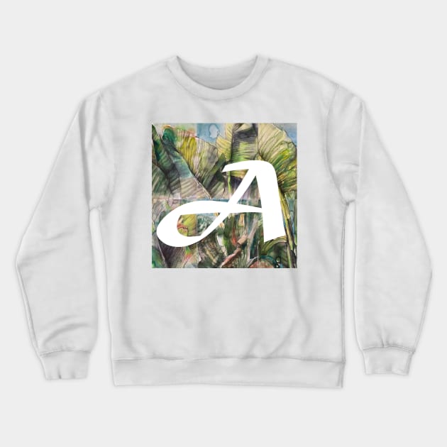 Alphabeth, letter A Crewneck Sweatshirt by Elena Akopian